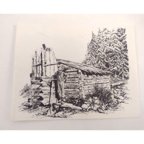 8 Hasty Note Cards Canadian Historical Drawings Art Prints Tonia Marks 1960s - Picture 3 of 16